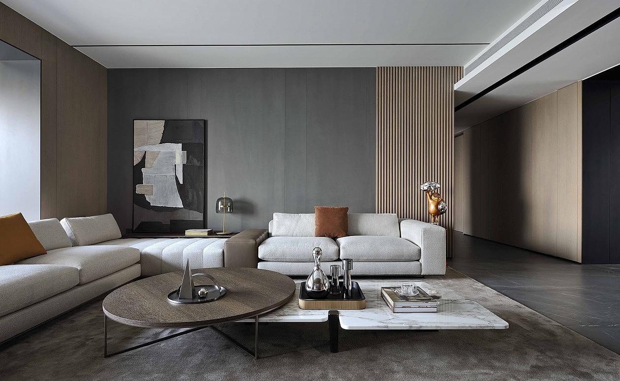 330㎡极简主义的另一种高级演绎