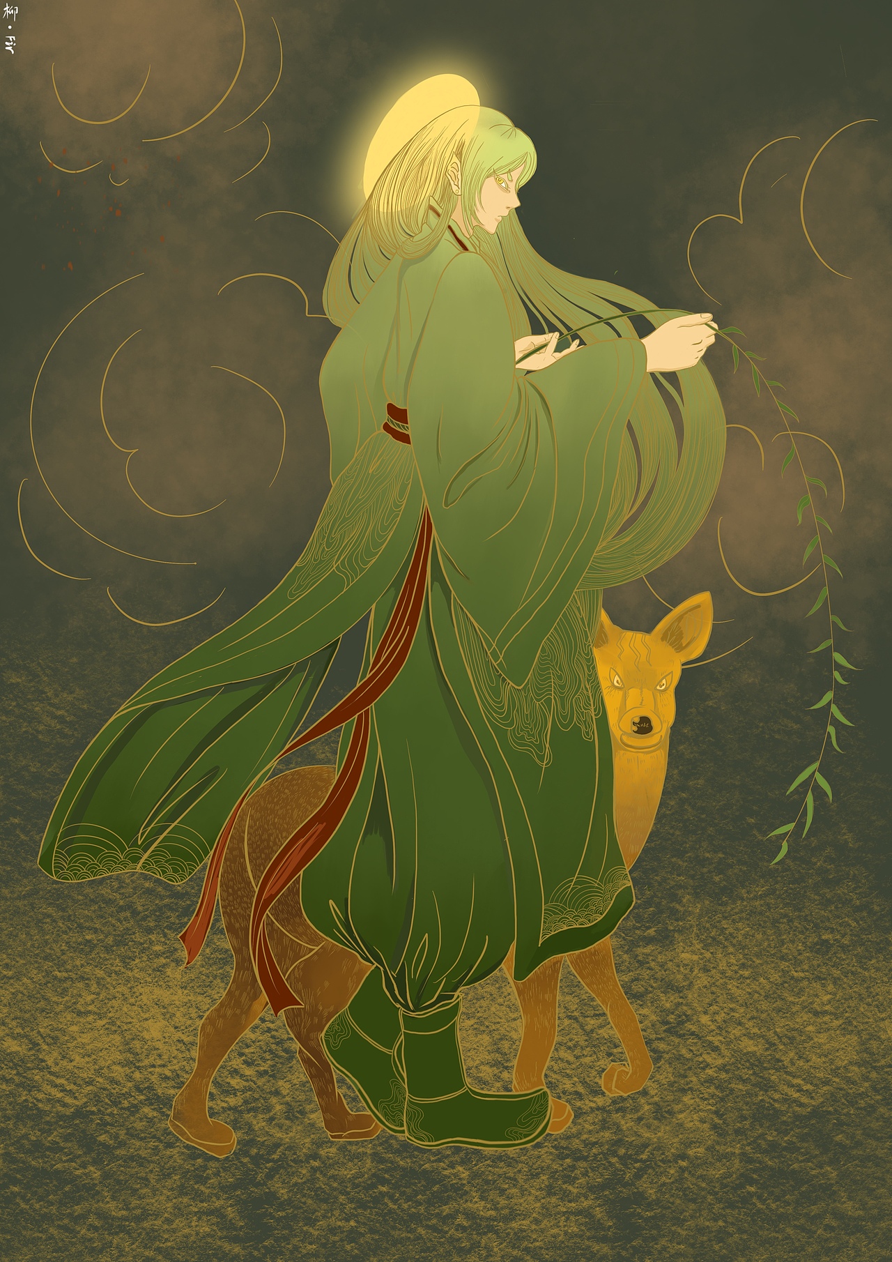 朱雀七星宿插画