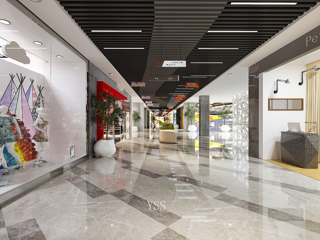 大型商场（图ZMjEwMjI5Nzg4） - 家装设计 - 站酷设计师诗诗小仙女原创素材 - 站酷ZCOOL