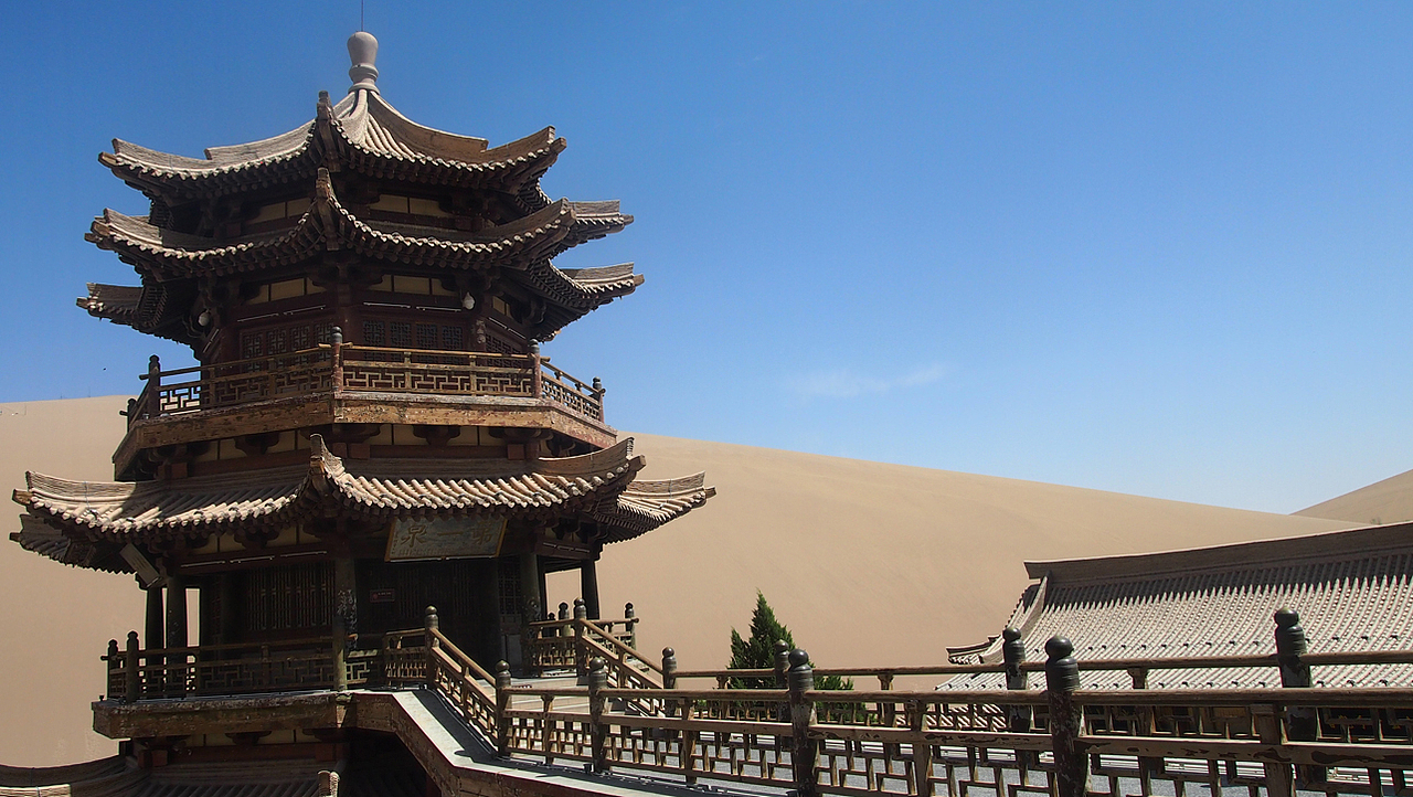 梦回·月牙泉（图ZMzk5NDkwMjQ=） - 风光摄影 - 站酷设计师马强原创素材 - 站酷ZCOOL