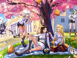 中国海军『放课后的午餐会』全家福