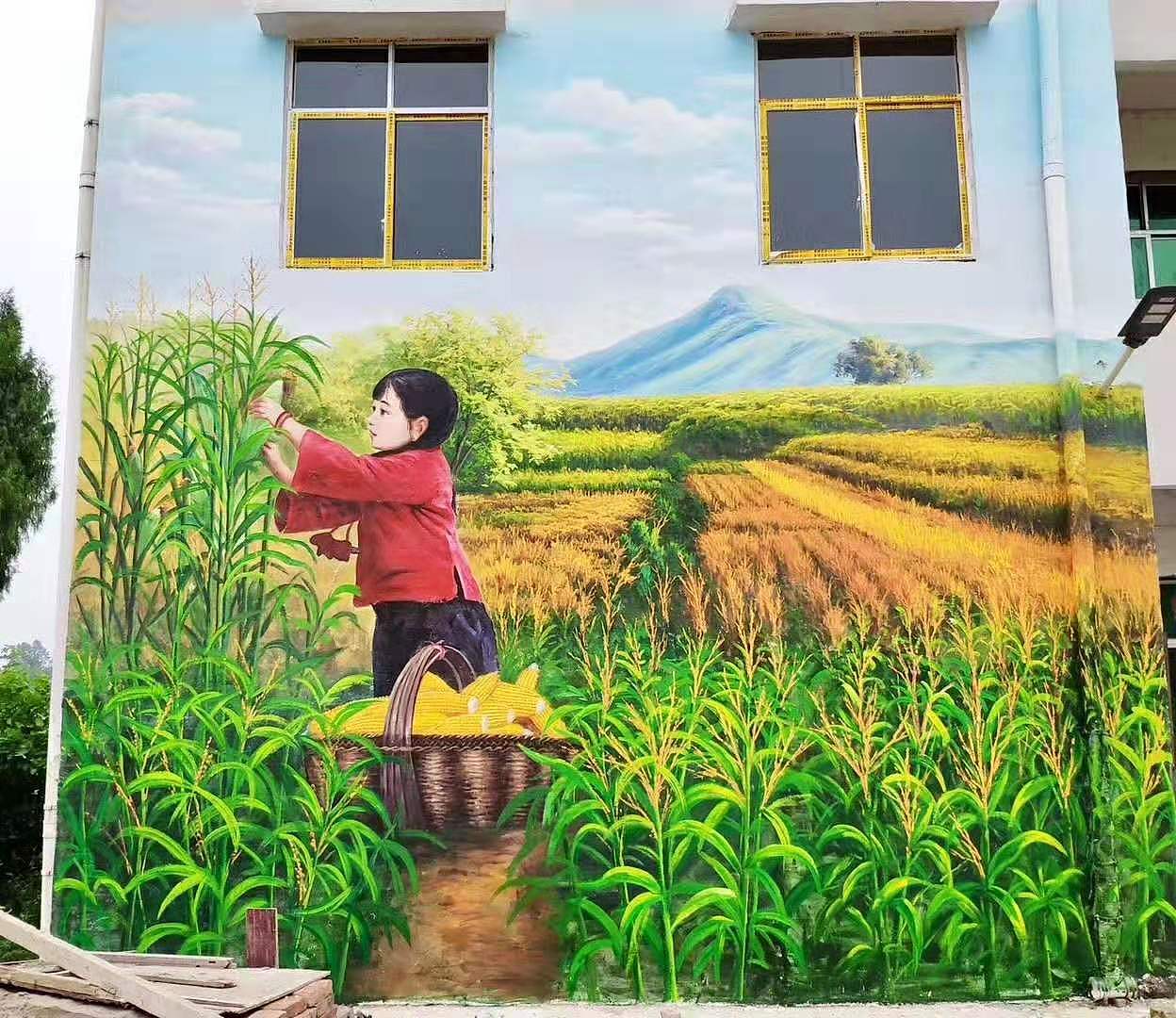 沈阳墙绘彩绘手绘墙画壁画墙体彩绘