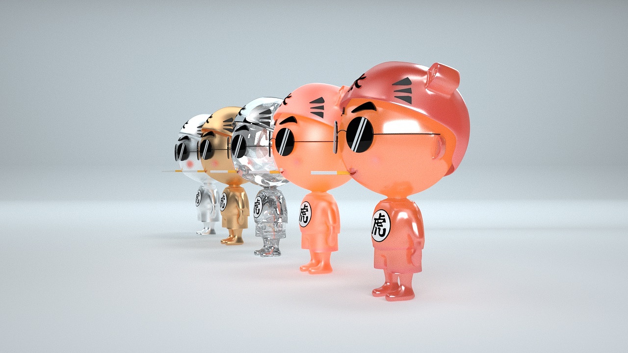 too tiger 2.0 材質(zhì)渲染 C4D OCTANE（圖ZMTUwNTc4OTIw） - 其他三維 - 站酷設(shè)計(jì)師DIN定原創(chuàng)素材 - 站酷ZCOOL