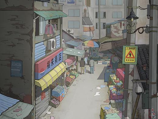 动画场景(美好人生)