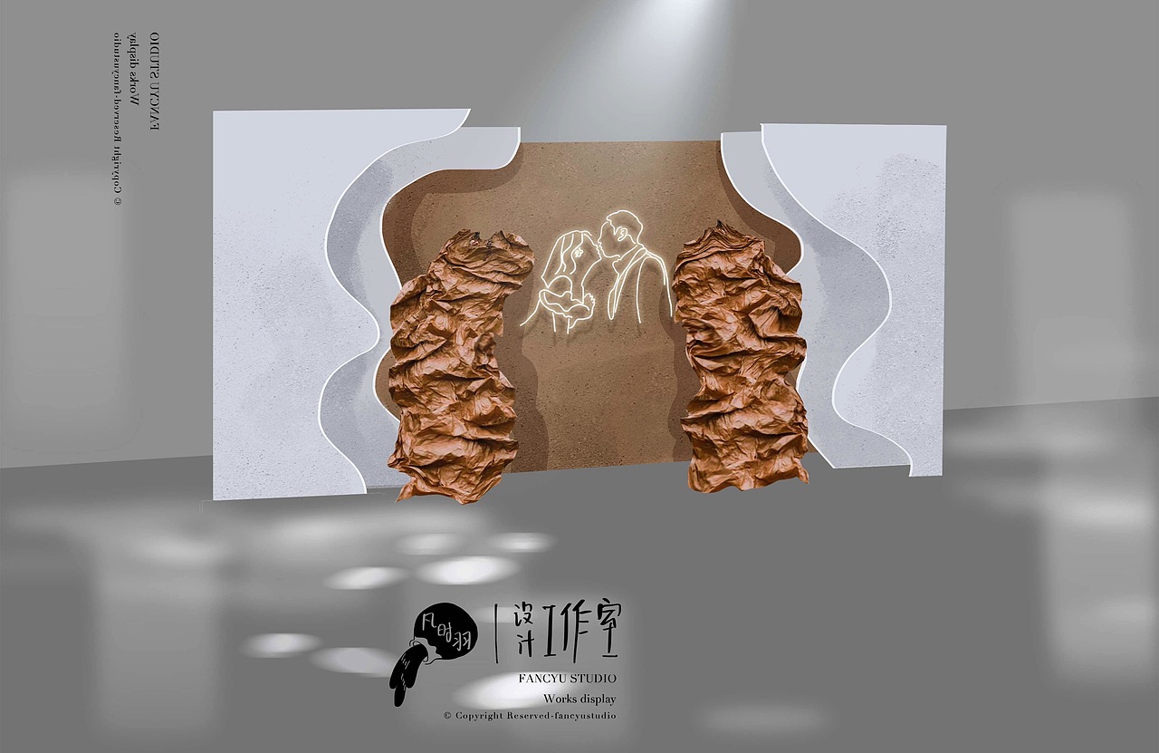 婚礼手绘 | 侘寂风婚礼晚宴