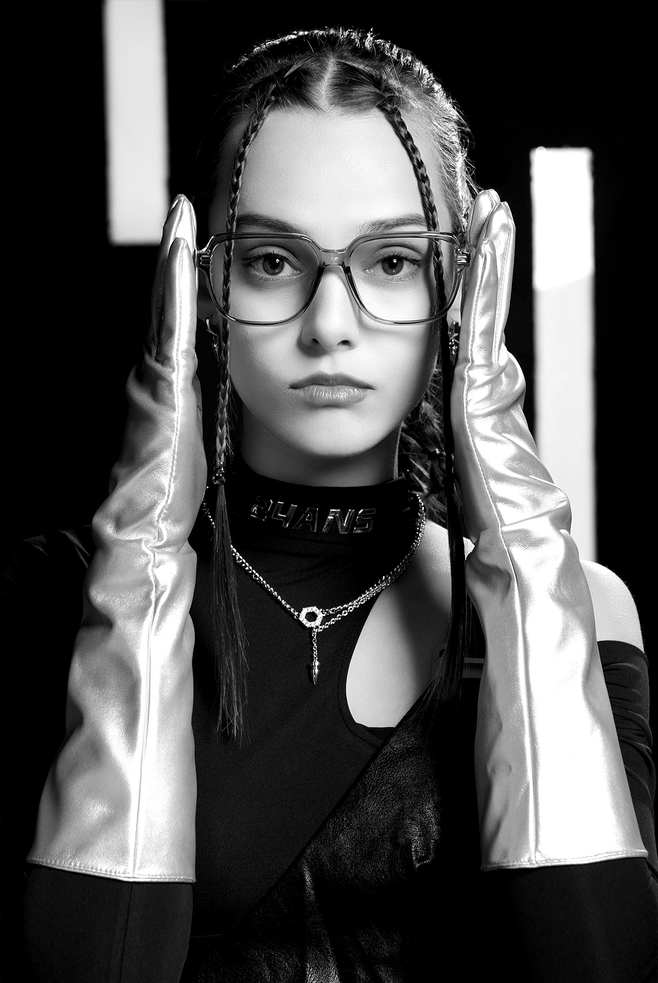 眼镜模特拍摄商业摄影