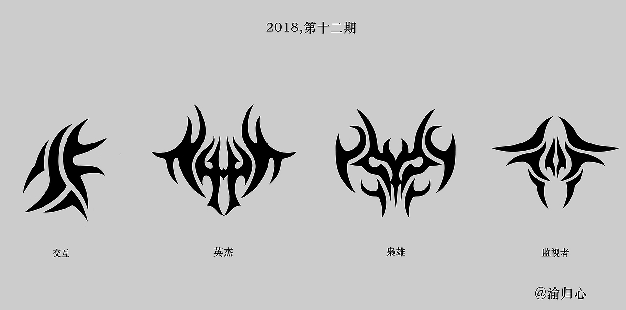2018图腾设计第12期（四种图腾）