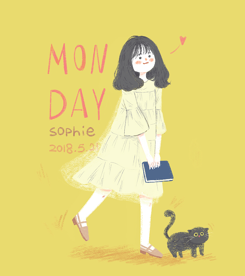 女生日常（图ZMTE3NDk2MjQ0） - 商业插画 - 站酷设计师咖啡磨Sophie原创素材 - 站酷ZCOOL