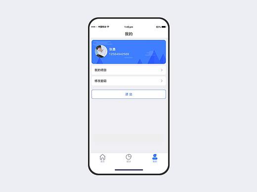 台州电网项目管理，APP页面设计
