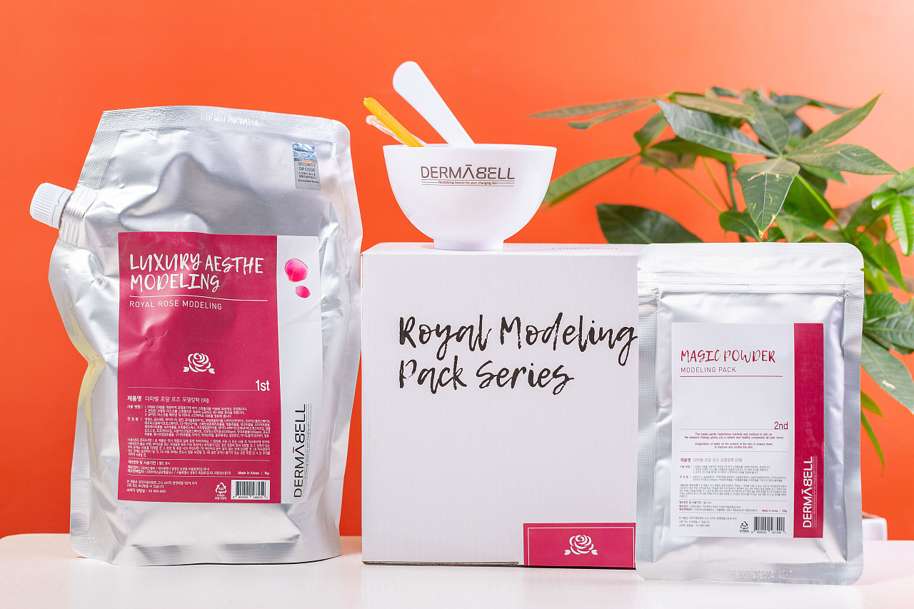 韩国dermabell德玛贝尔玫瑰软膜粉