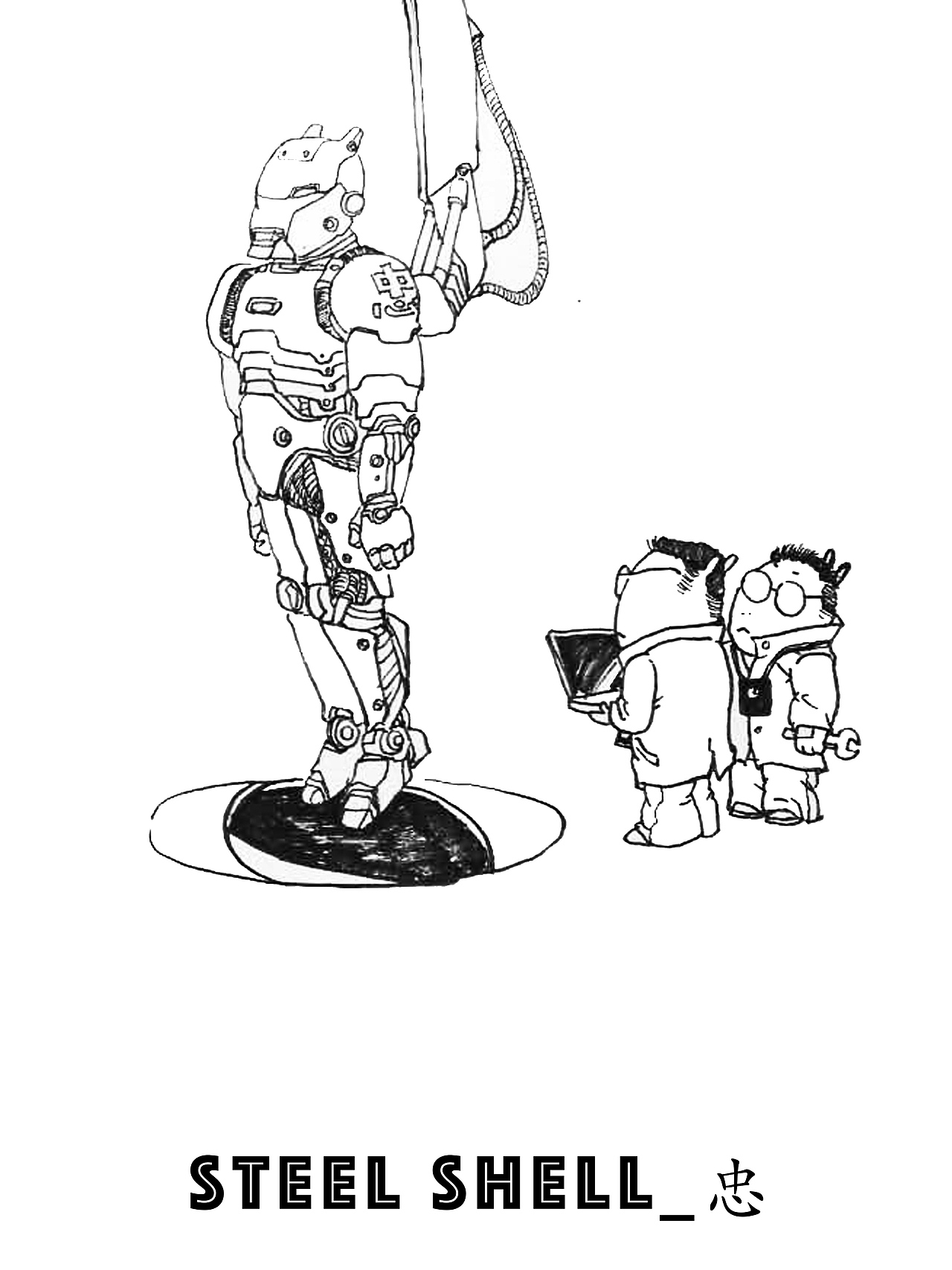 【机甲】最近的画（图ZNjA3NDU4MzY=） - 新锐潮流插画 - 站酷设计师Zhuzhu_祝原创素材 - 站酷ZCOOL