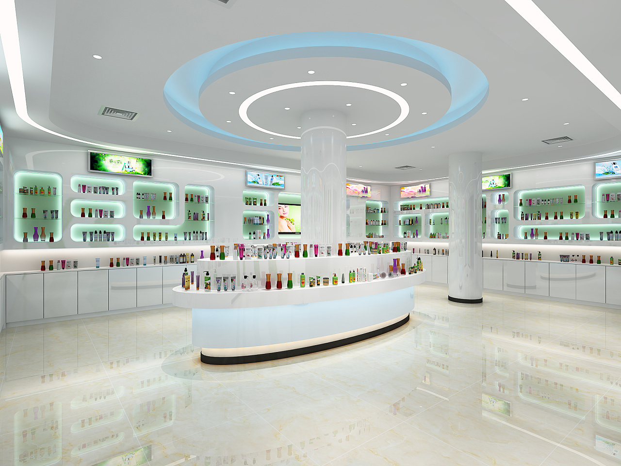厚街化妆品展厅设计