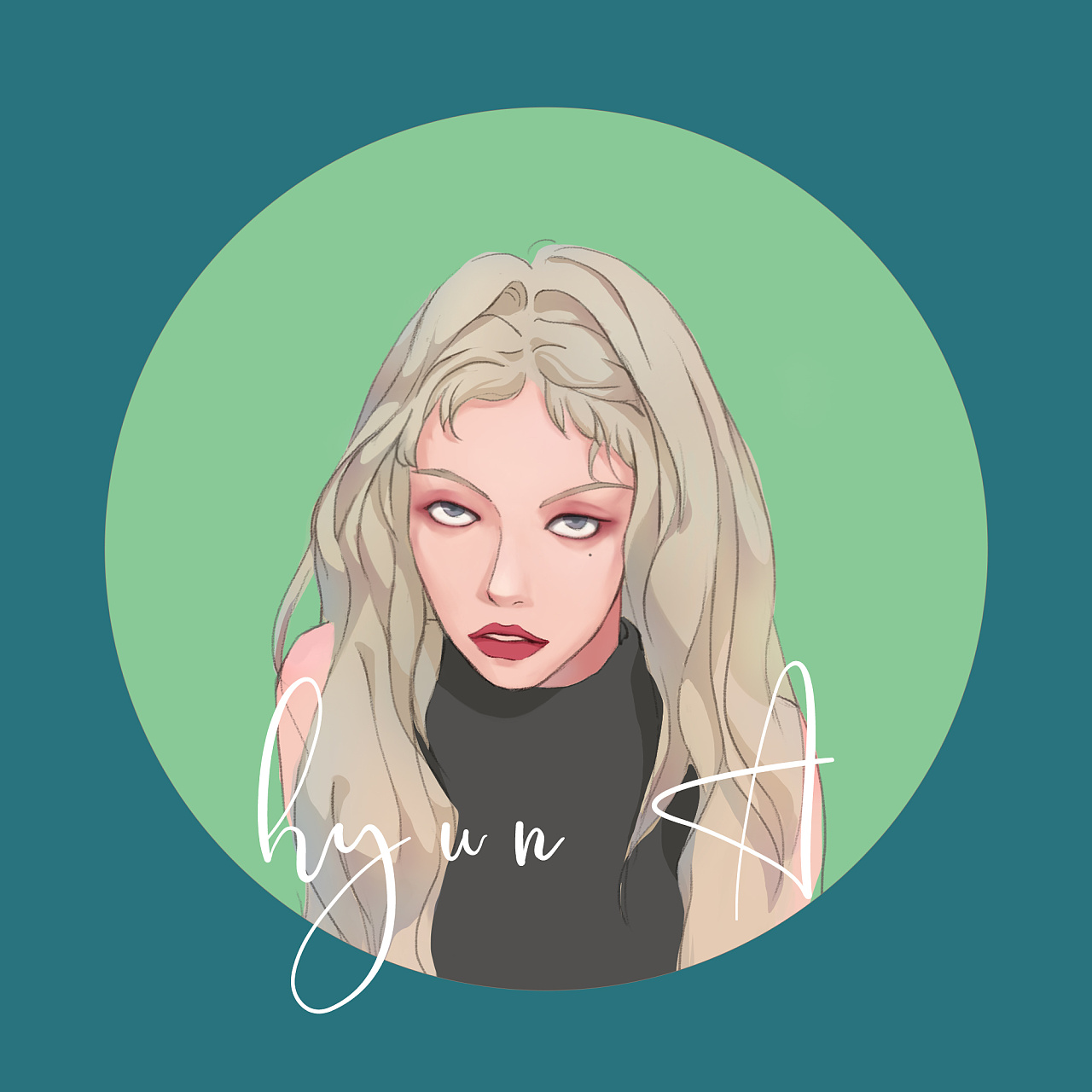 泫雅饭绘原创插画