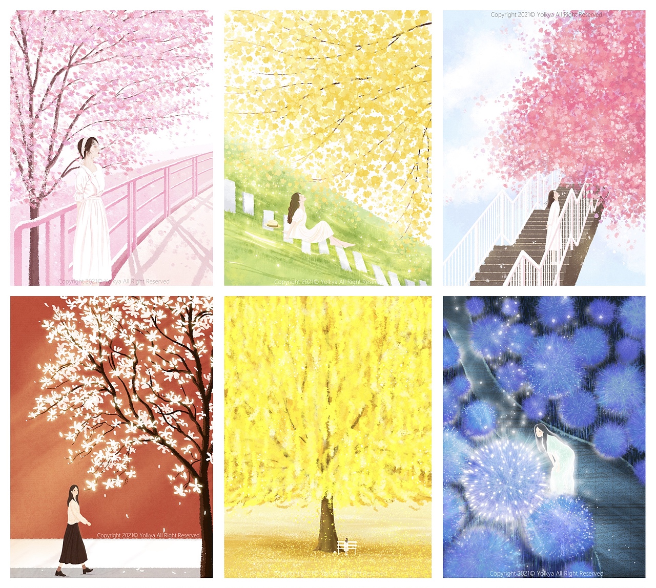 少女与花(合集)