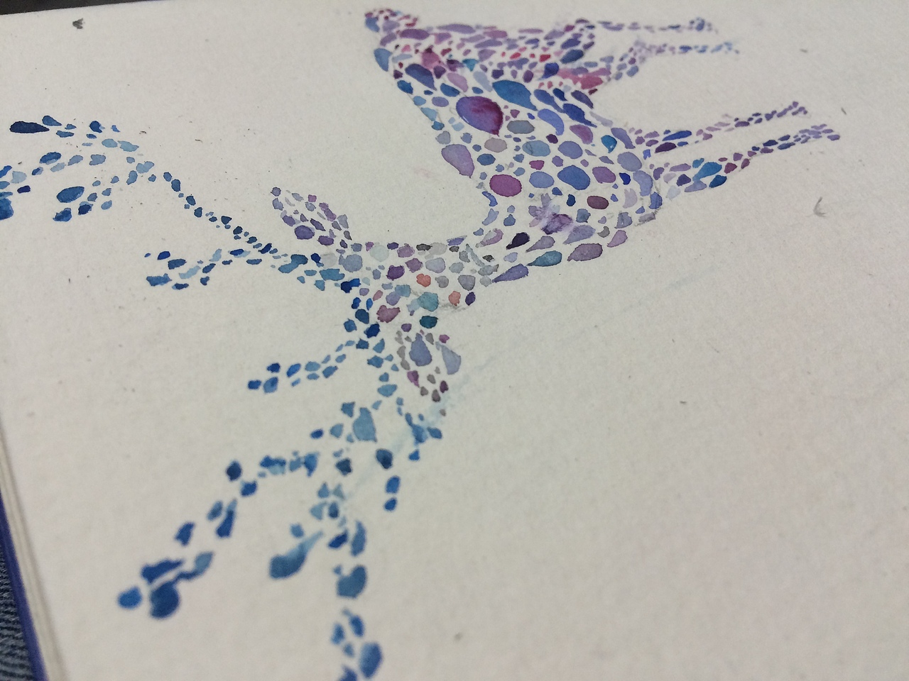 水彩鹿（图ZNDUzNjc4NTY=） - 像素画 - 站酷设计师Galer时宇原创素材 - 站酷ZCOOL