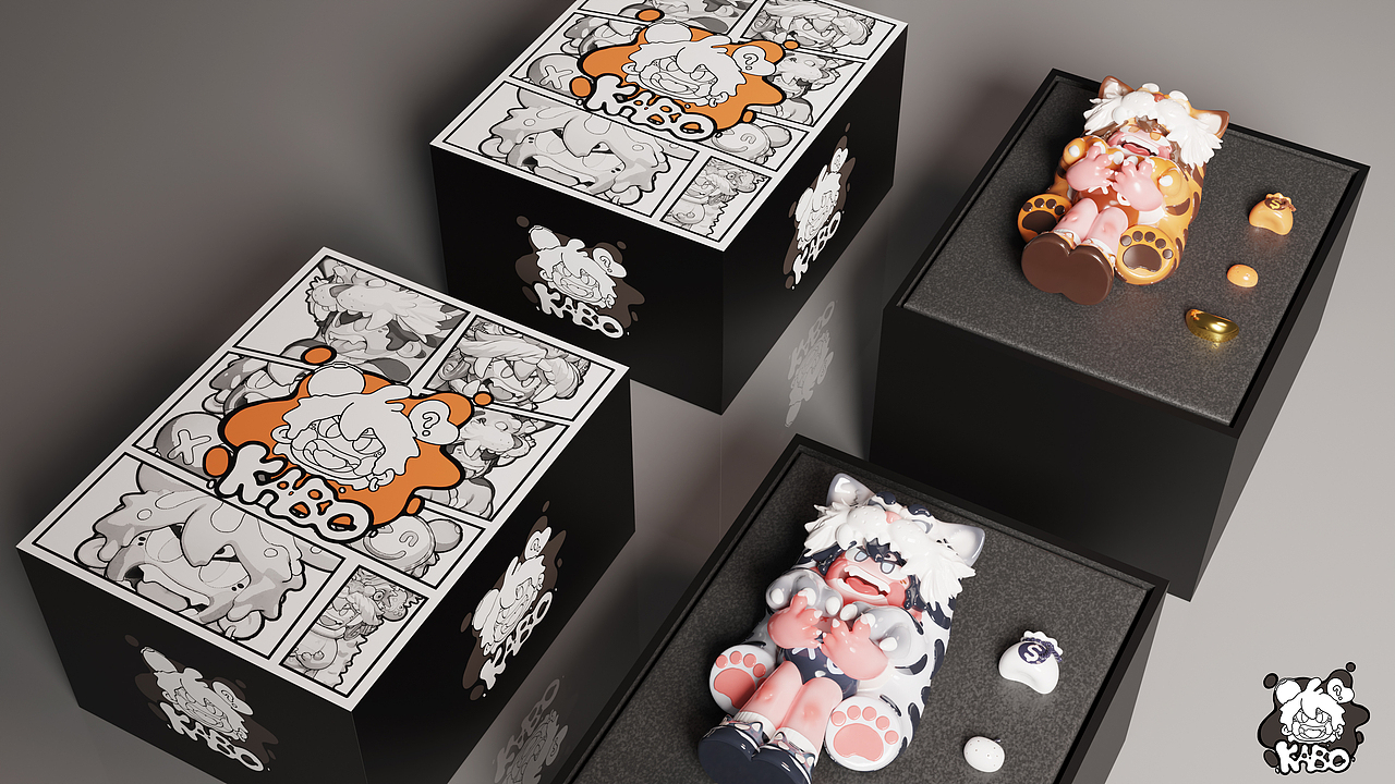 潮玩新品|大脑虎KABO!实物样品!