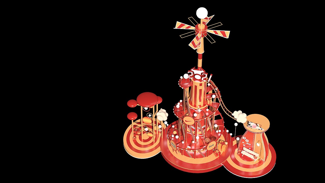 某商场美陈（图ZMjMwOTE3OTI0） - 场景 - 站酷设计师美陈Hello世界原创素材 - 站酷ZCOOL