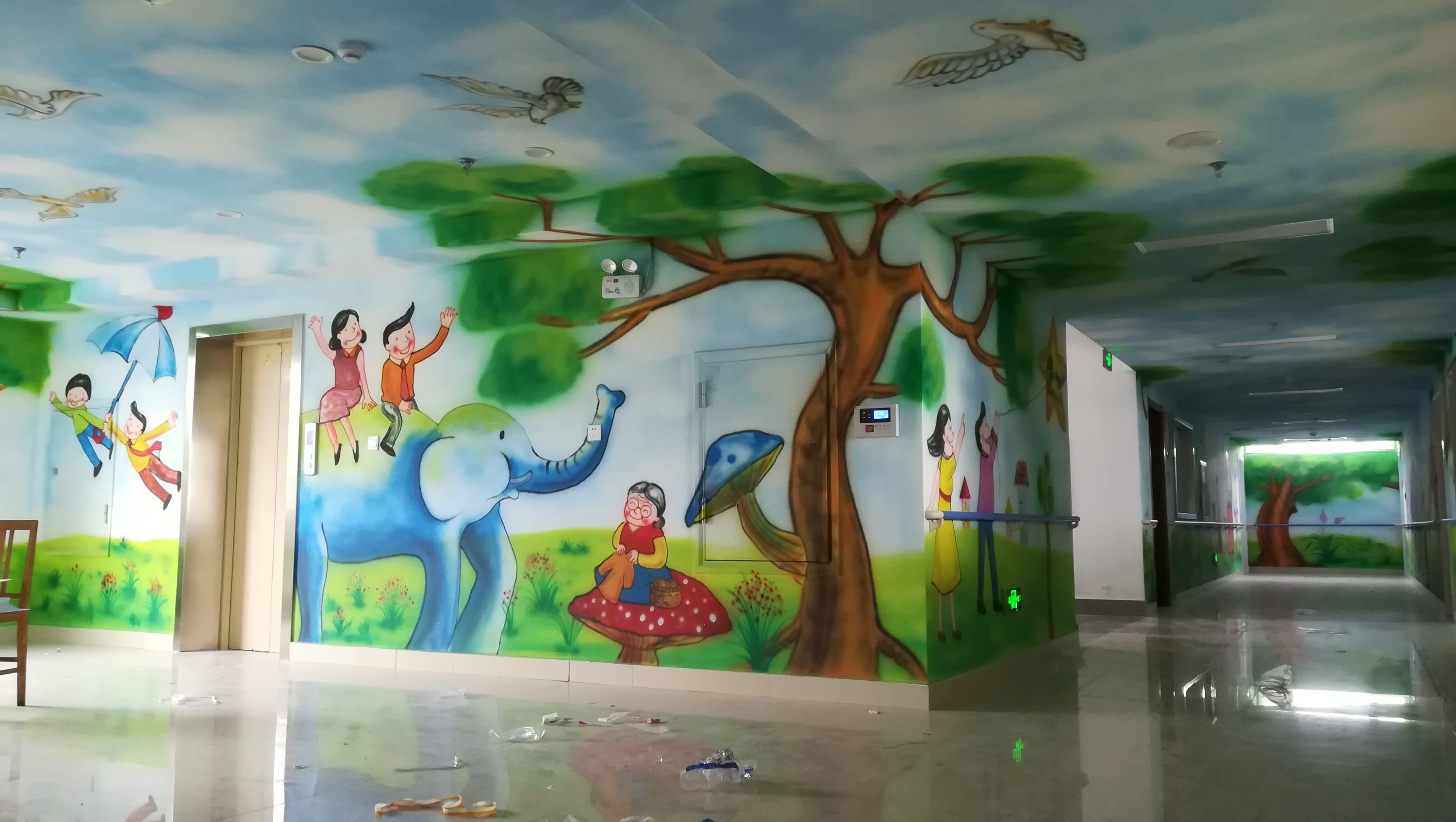 日照农村文化墙,壁画,手绘墙,墙体彩绘日照景观制作