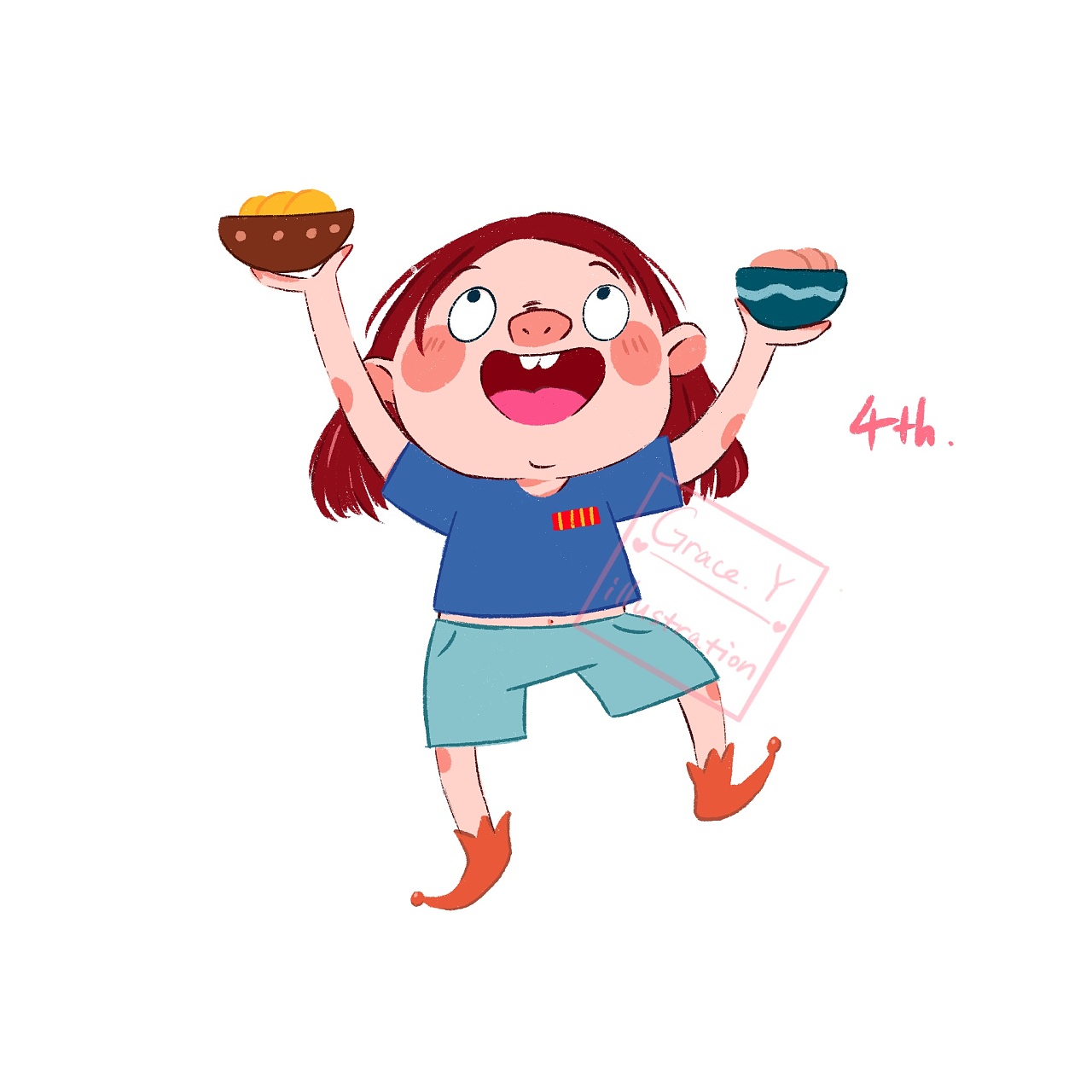 可爱小人物九宫格