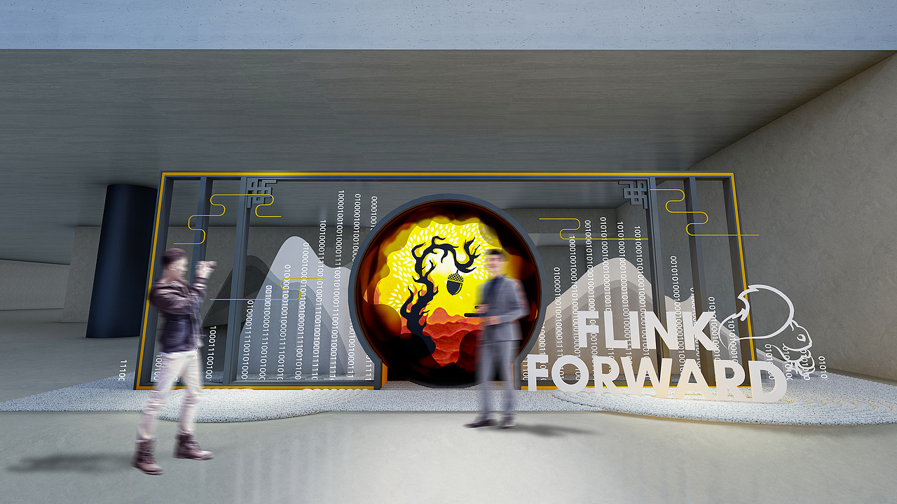 FLINK FORWARD 2021（图ZMzA0OTE2MjQ4） - 展陈设计 - 站酷设计师YUNLONGLIU原创素材 - 站酷ZCOOL
