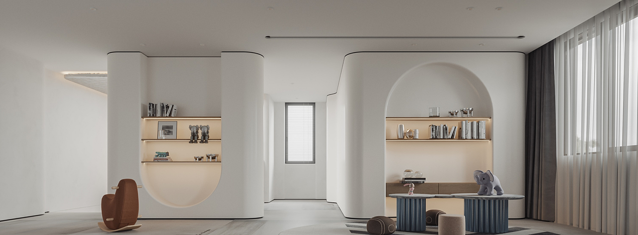 丽娜的别墅挑空