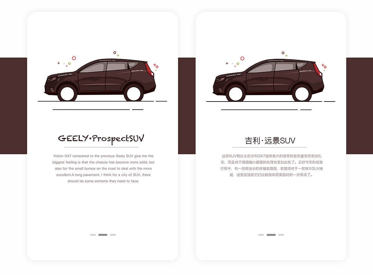 Automotive Forum|Guide page引导页（图ZNjMzMzMwMDA=） - APP界面 - 站酷设计师孔雅轩LineVision原创素材 - 站酷ZCOOL