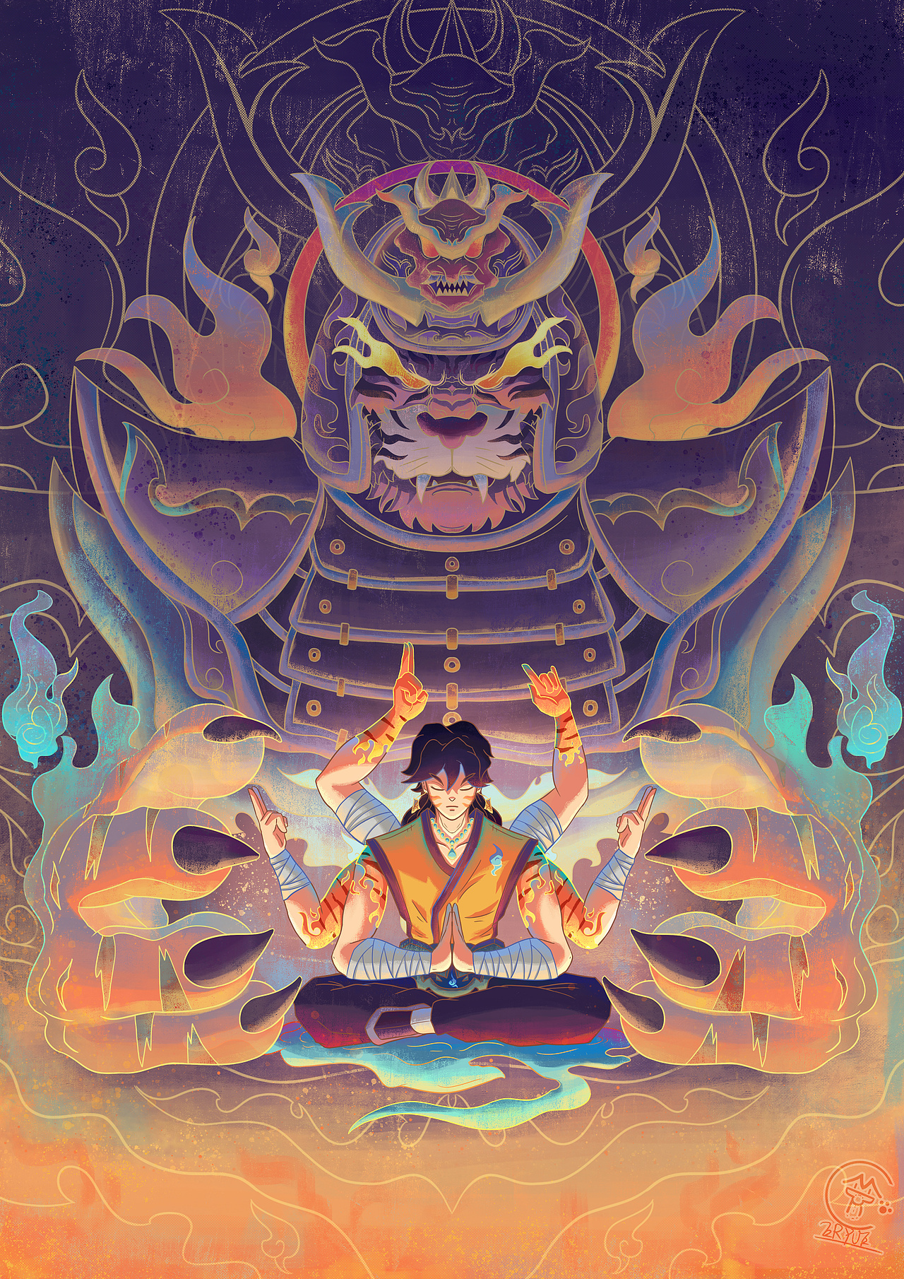 国潮---《十二生肖守护灵》（图ZMjc4NjU1MzYw） - 商业插画 - 站酷设计师非池中物设计原创素材 - 站酷ZCOOL