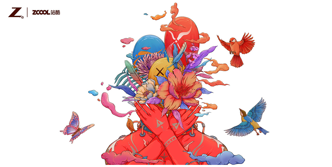 「Z一刻」 信仰与渴望（图ZMjYzODc0MzYw） - 新锐潮流插画 - 站酷设计师油条BIBI原创素材 - 站酷ZCOOL