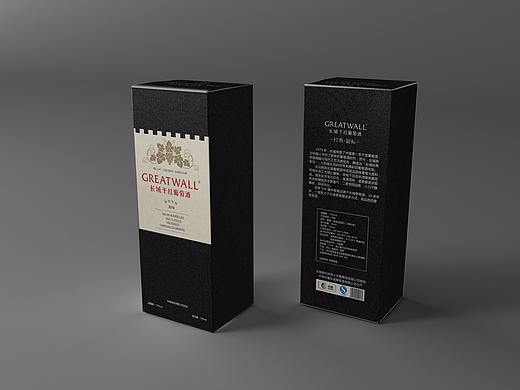 长城干红葡萄酒包装