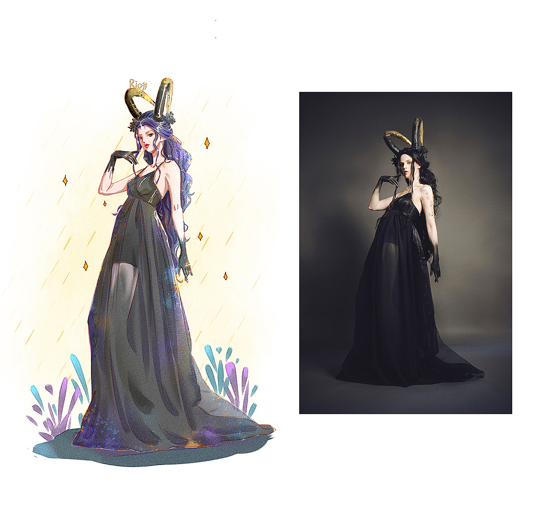 水彩风格人物插画 | no.3