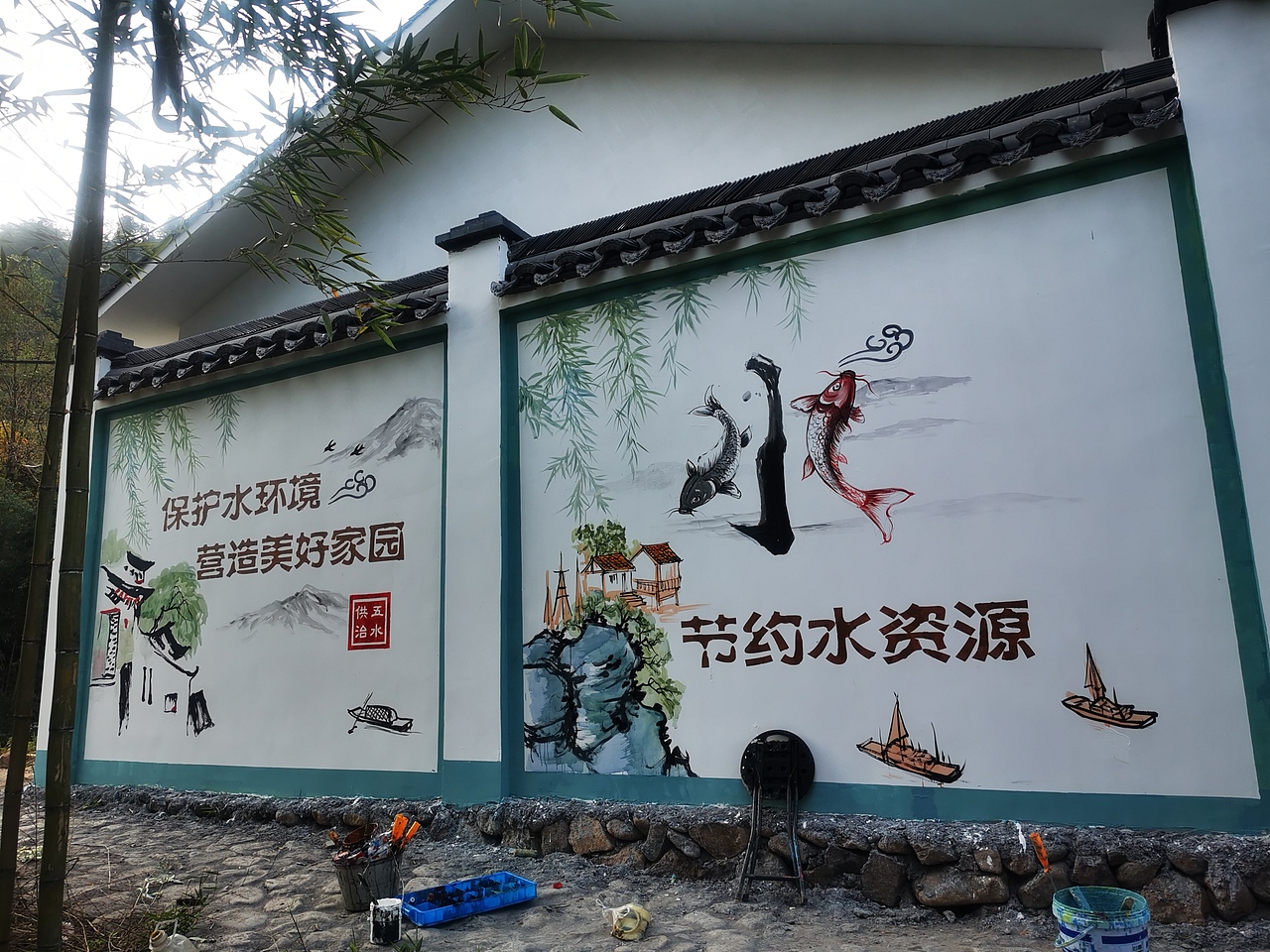 泰顺大志墙绘作品（图ZMTg5MjAxMjI0） - 绘画 - 站酷设计师噢噢等你们原创素材 - 站酷ZCOOL