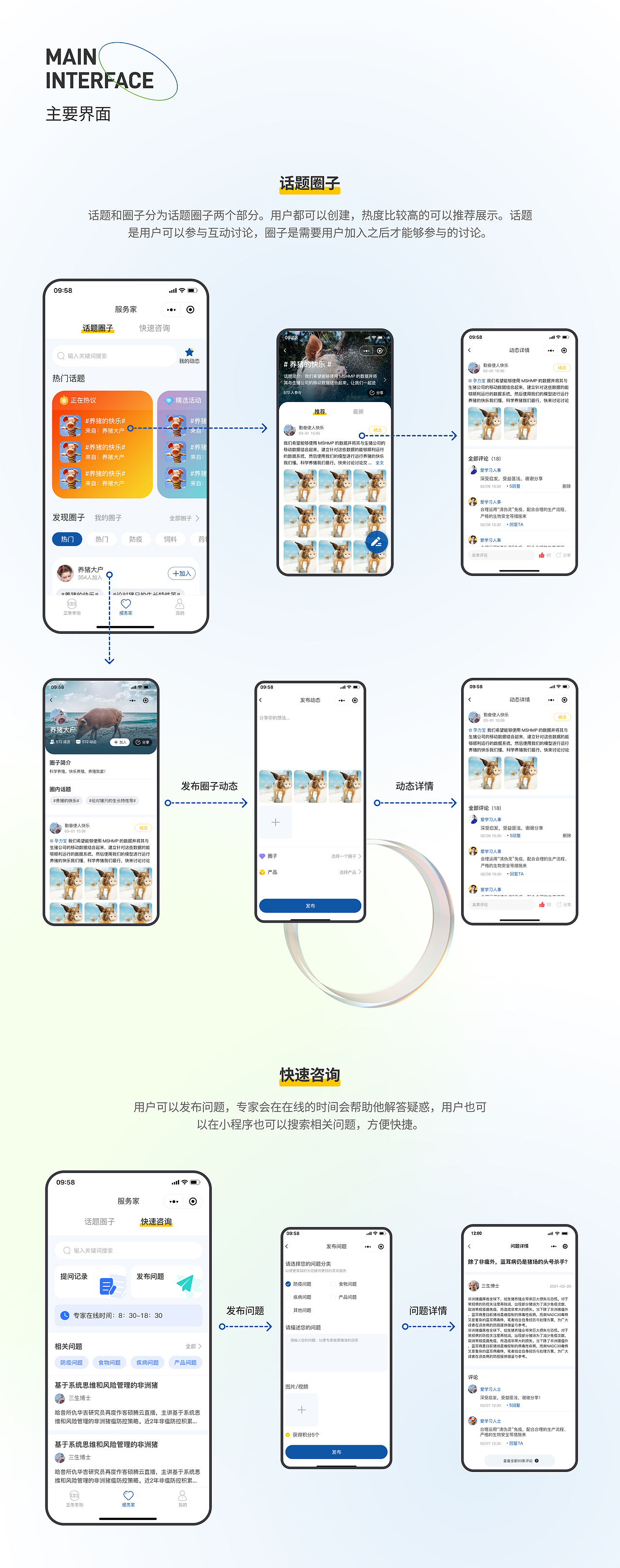 三生生物  UI界面设计