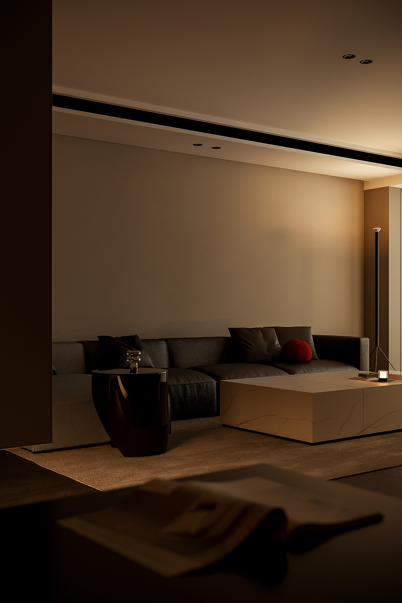 新作丨日落大道，回归纯粹（近期渲染）（图ZMzYxMDMzNDk2） - 家装设计 - 站酷设计师JM_vision匠模原创素材 - 站酷ZCOOL