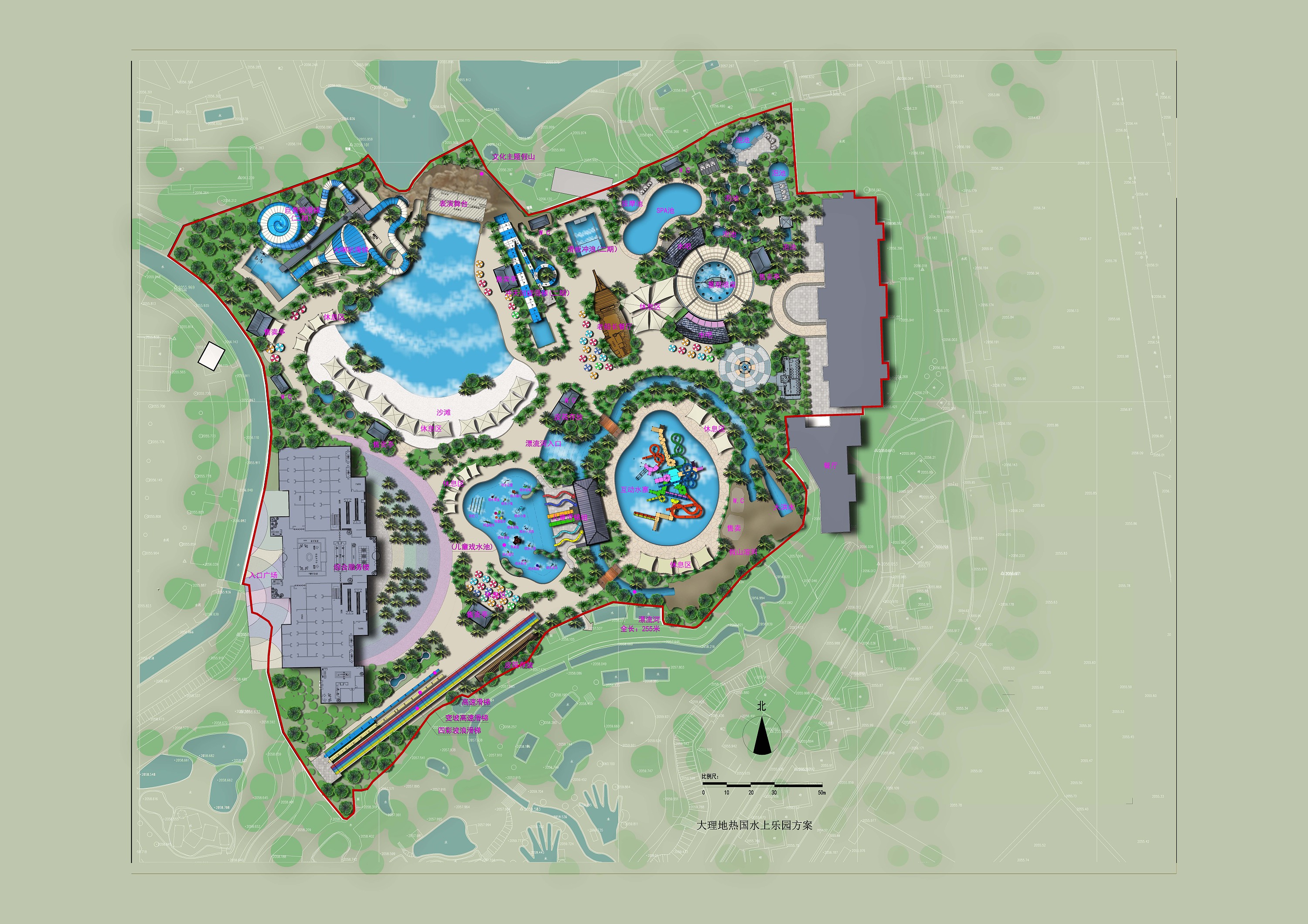 开州区水上乐园规划图图片