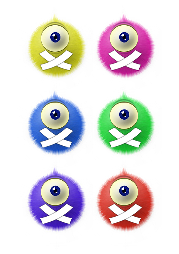 萌蠢可爱毛球小怪兽（图ZNjE2NjkyNzY=） - IP形象 - 站酷设计师阿狸不乖原创素材 - 站酷ZCOOL