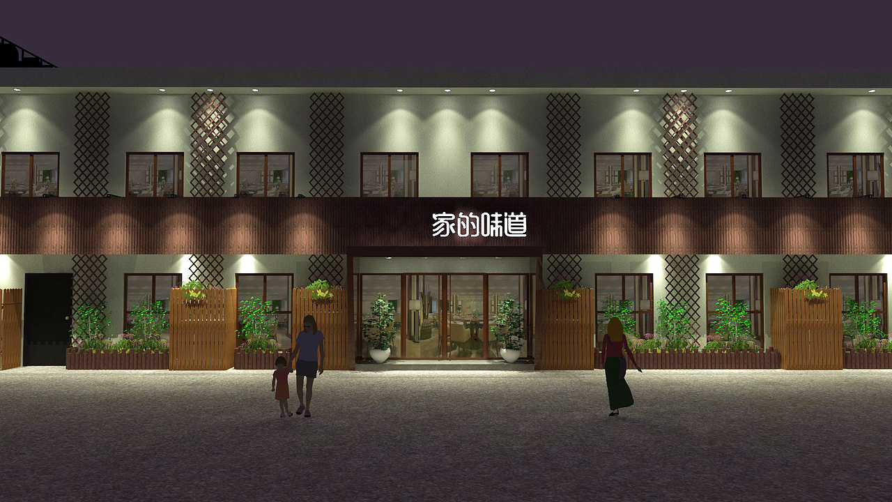 饭店/餐厅门面门头设计