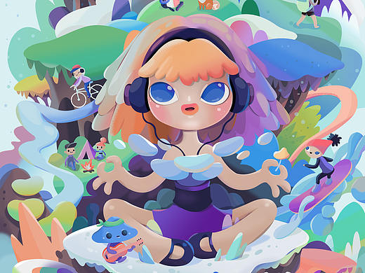 临摹Alexandra Zutto的插画