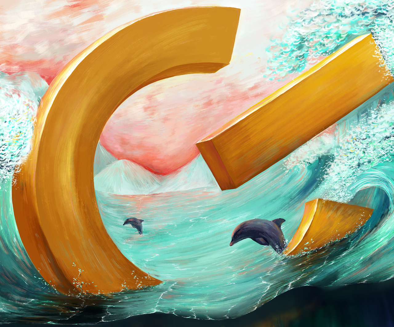 破开风浪见朝阳（图ZMjUxMjQxNDA4） - 海报 - 站酷设计师一云月原创素材 - 站酷ZCOOL