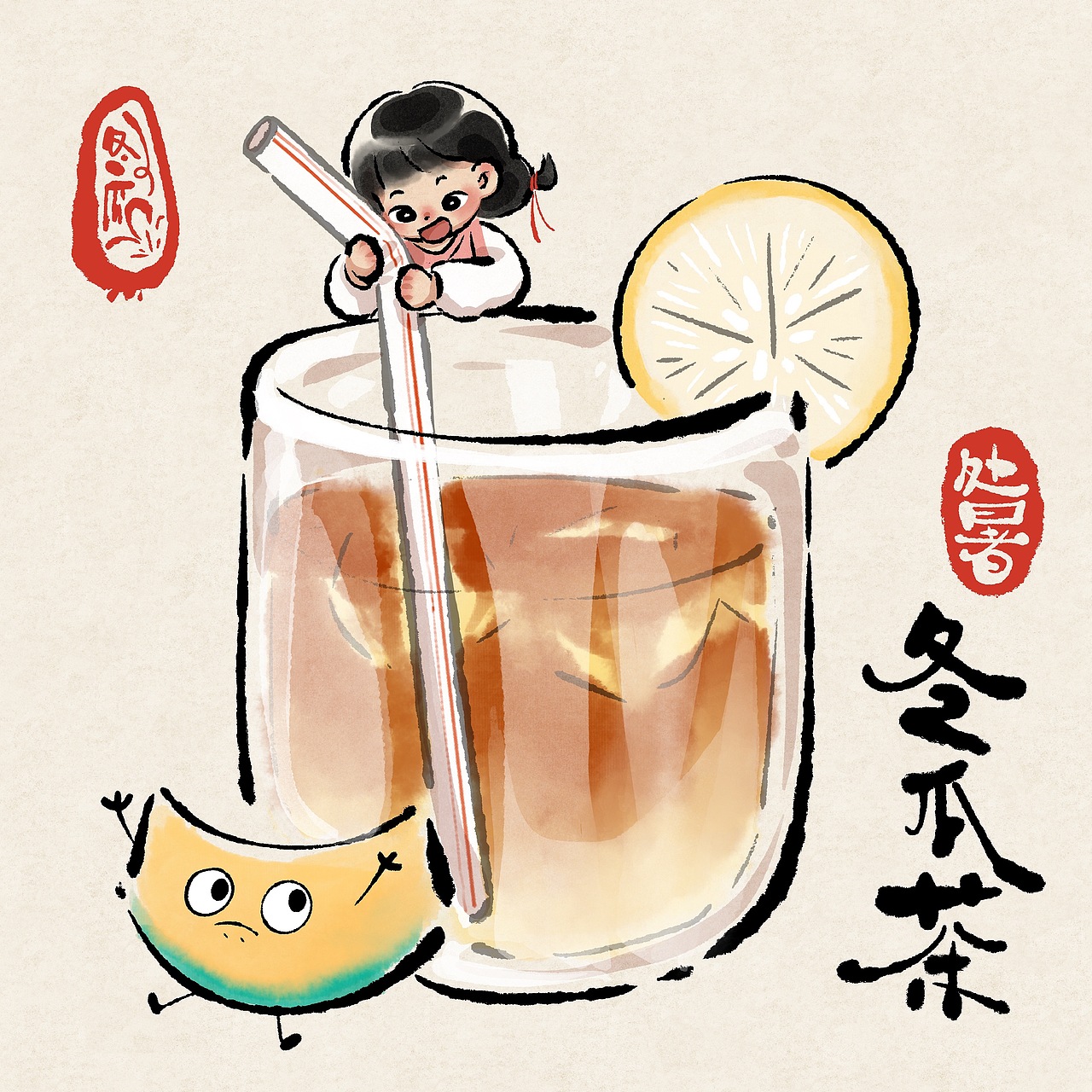 处暑——冬瓜茶