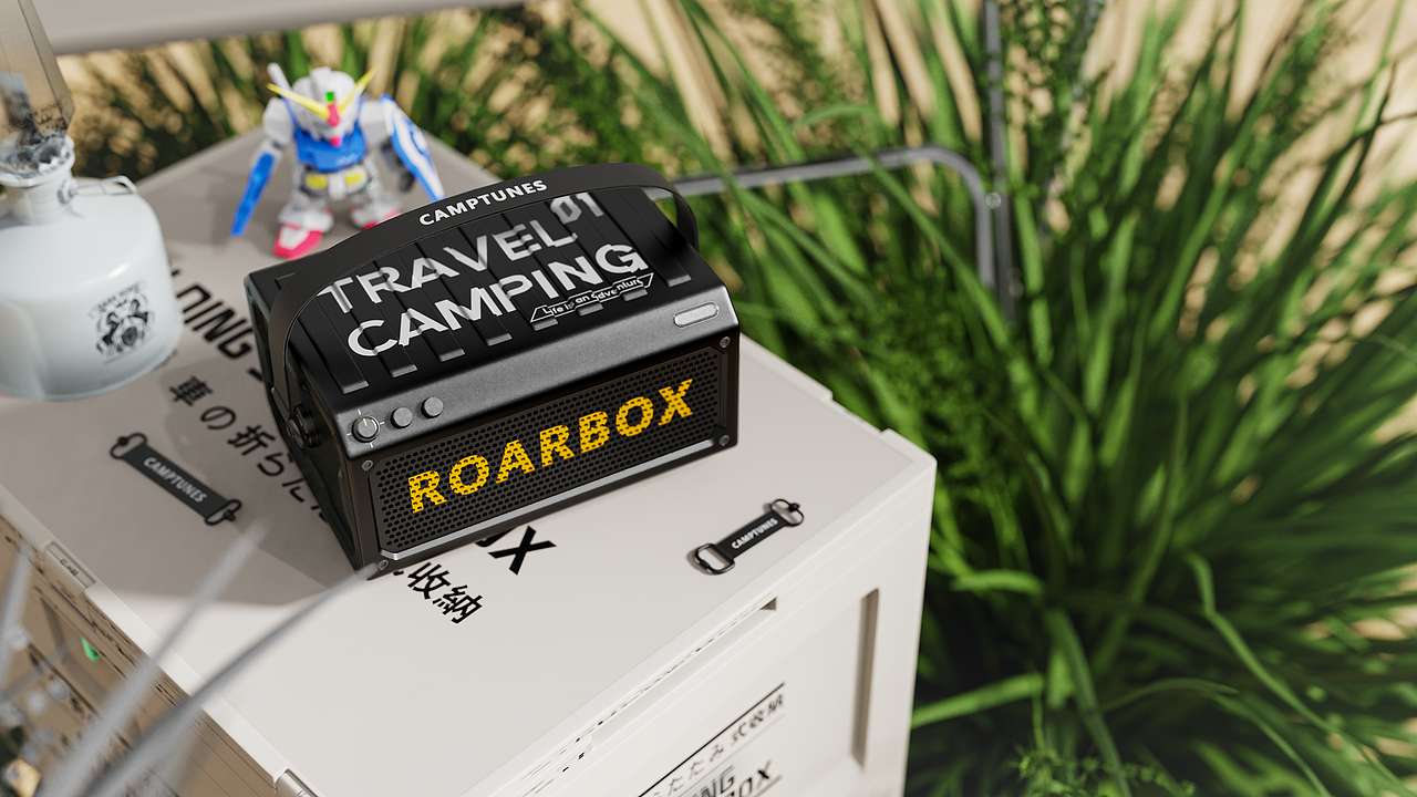 CAMPTUNES丨户外便携音响（图ZMzMyOTYzMzU2） - 电子产品 - 站酷设计师Designer_LL原创素材 - 站酷ZCOOL