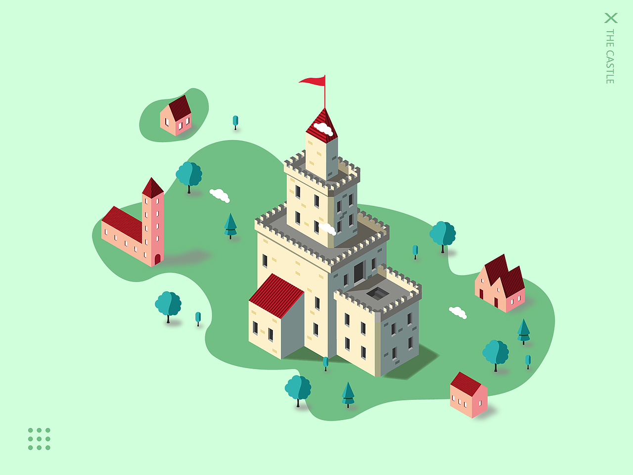 【2.5D插画】城堡之日光城堡