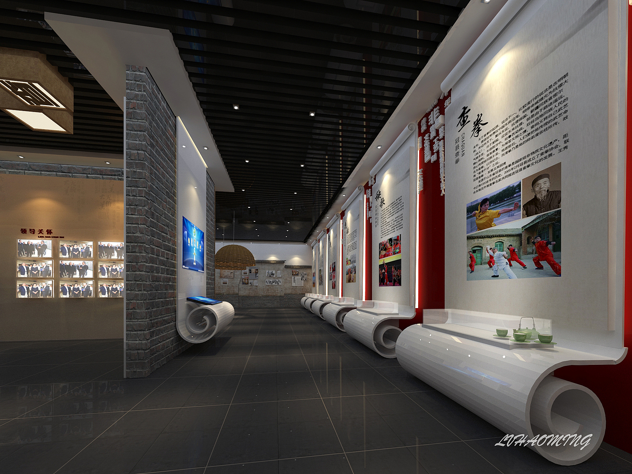 冠县非物质文化遗产展厅（图ZODUzMTI5MzI=） - 展陈设计 - 站酷设计师小明同学lhm原创素材 - 站酷ZCOOL