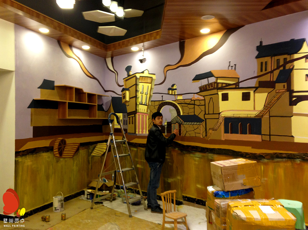 插画|新锐潮流插画|壁尚手绘贵州墙绘 - 原创作品 - 站酷 (zcool)