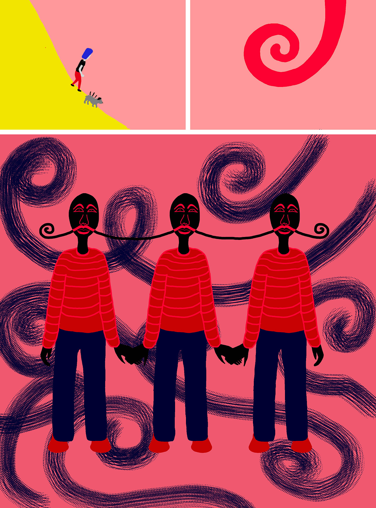 图画小说 小奇怪的冒险故事