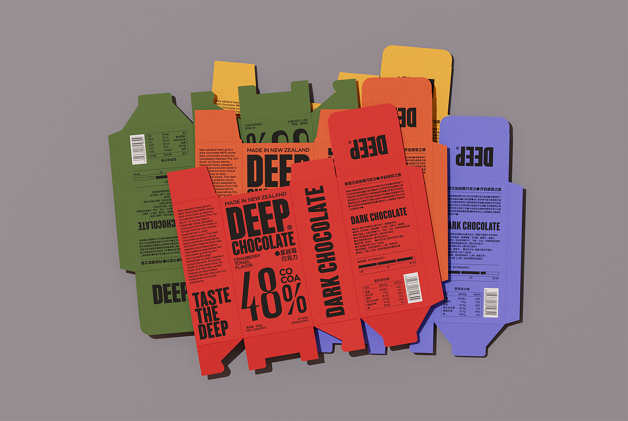 新西兰进口DEEP巧克力品牌包装升级(图ZMjkzNDcwMDcy) - 品牌 - 站酷设计师东临Dolin原创素材 - 站酷ZCOOL