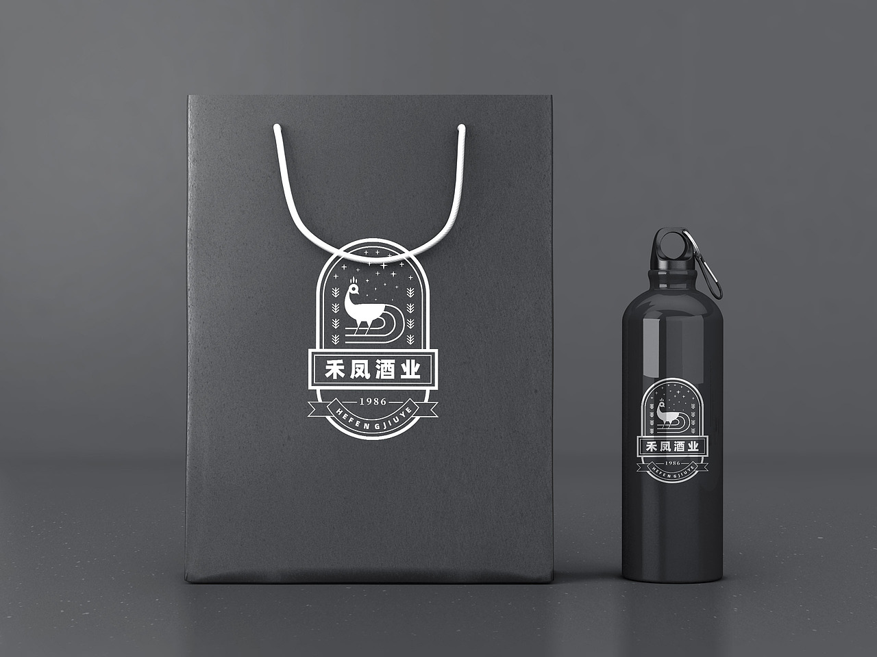 酒类品牌线性LOGO