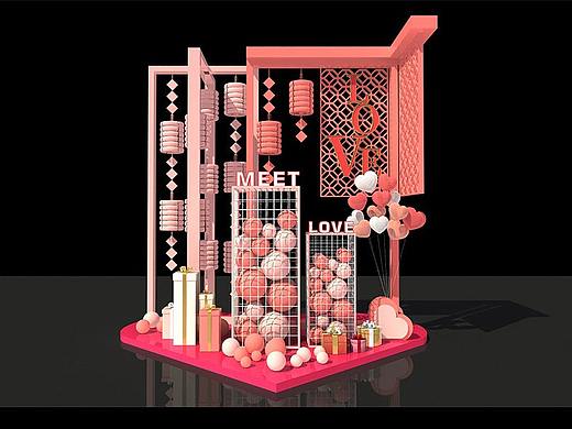 七夕情人节美陈