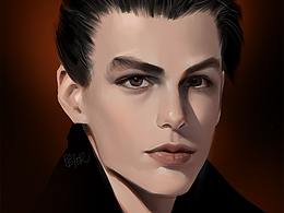 还是个给一个V型