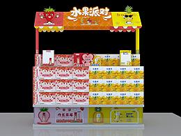 伊利新品地堆 草莓 菠萝