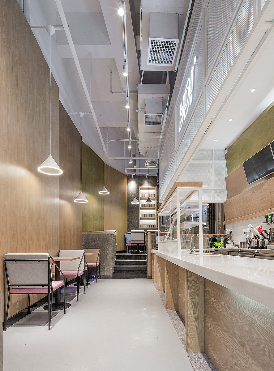 餐饮设计 YO!Tea有茶奶茶店设计